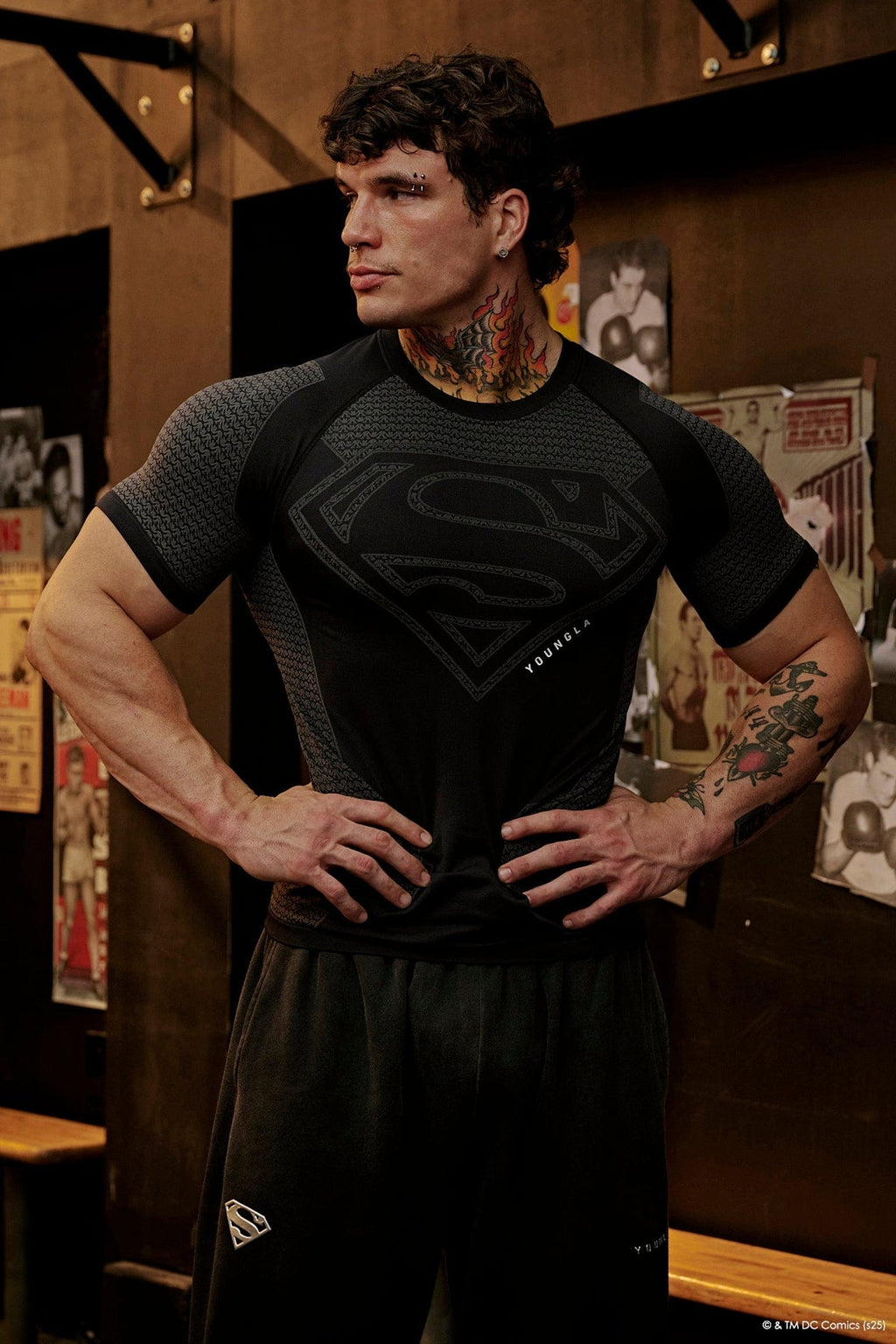 YOUNGLA Superman “short sleeve”